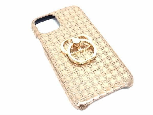 Christian Dior Christian Dior Iphone 11 Pro Phone Case With Ring Gold Type