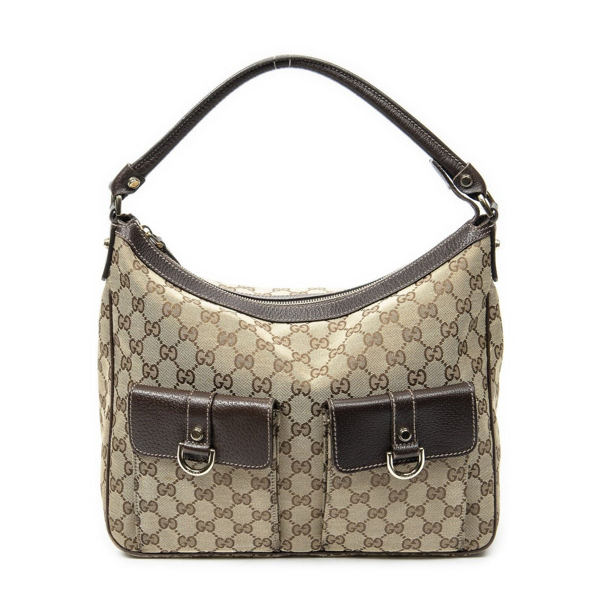 Gucci Brown Beige GG Canvas