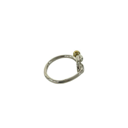 Tiffany & Co Love Knot Ring 18k Yellow Gold Silver — view 6