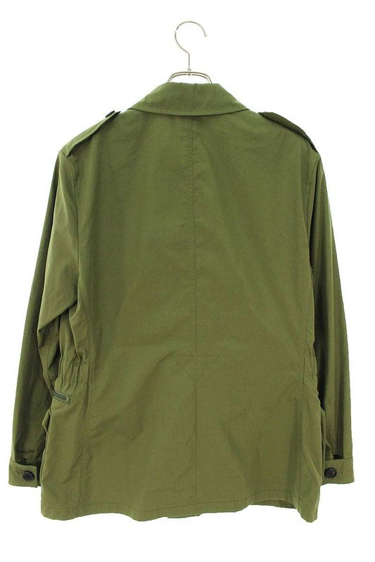 Prada 24SS Sgc553 S000 1XZ2 Multi Pocket Cotton Safari Jacket Blouson Men 44