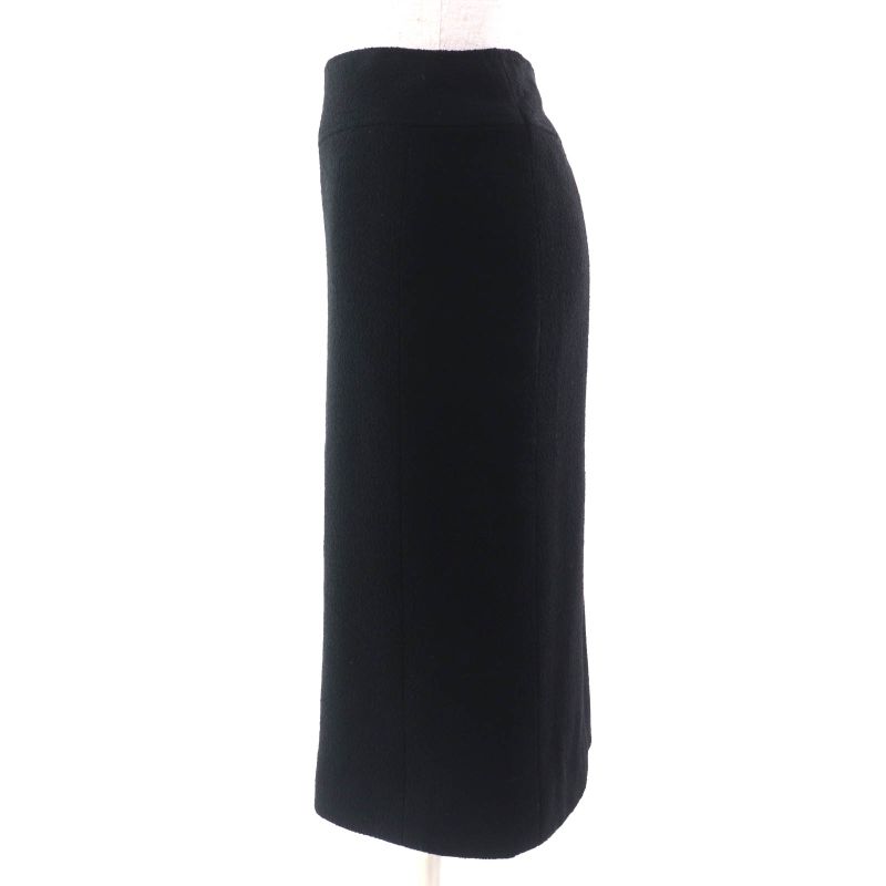 CHANEL Vintage 98A P11506 Wool Coco Mark Button Wool Tweed Jacket Skirt Setup