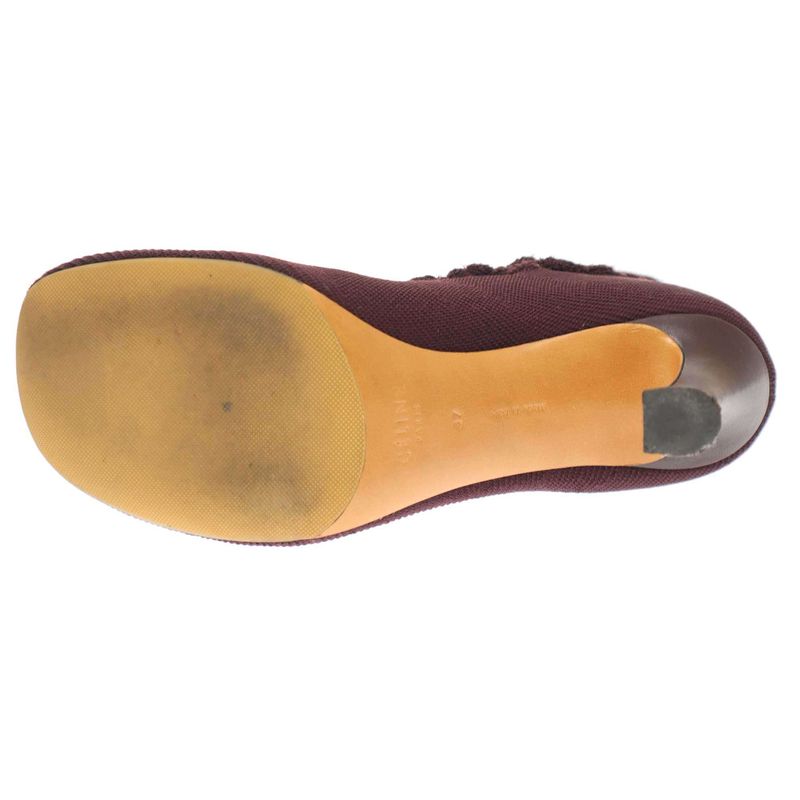 Celine by Phoebe Philo Stretch Sock Boots Burgundy 37