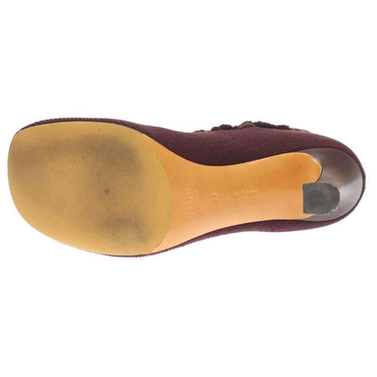 Celine by Phoebe Philo Stretch Sock Boots Burgundy 37