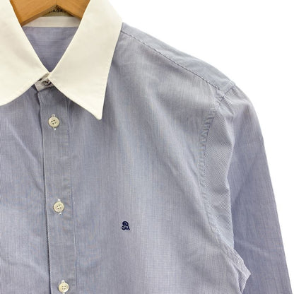 Balenciaga | Logo Embroidery Dress Shirt | S | Blue | Men's