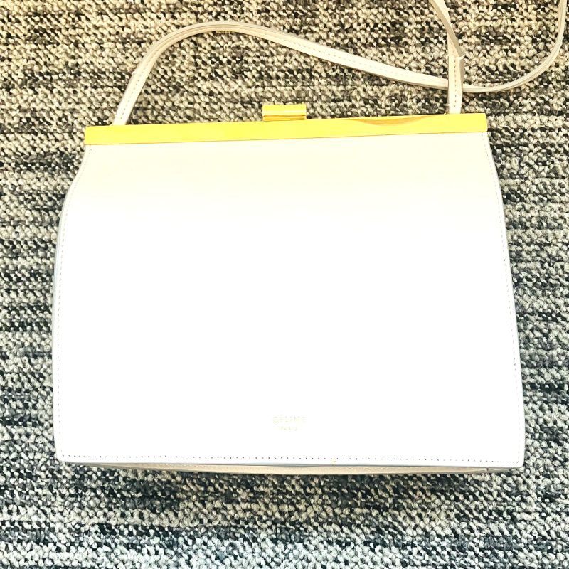 Celine Clasb Shoulder Bag Phoebe Period Gray : A2113