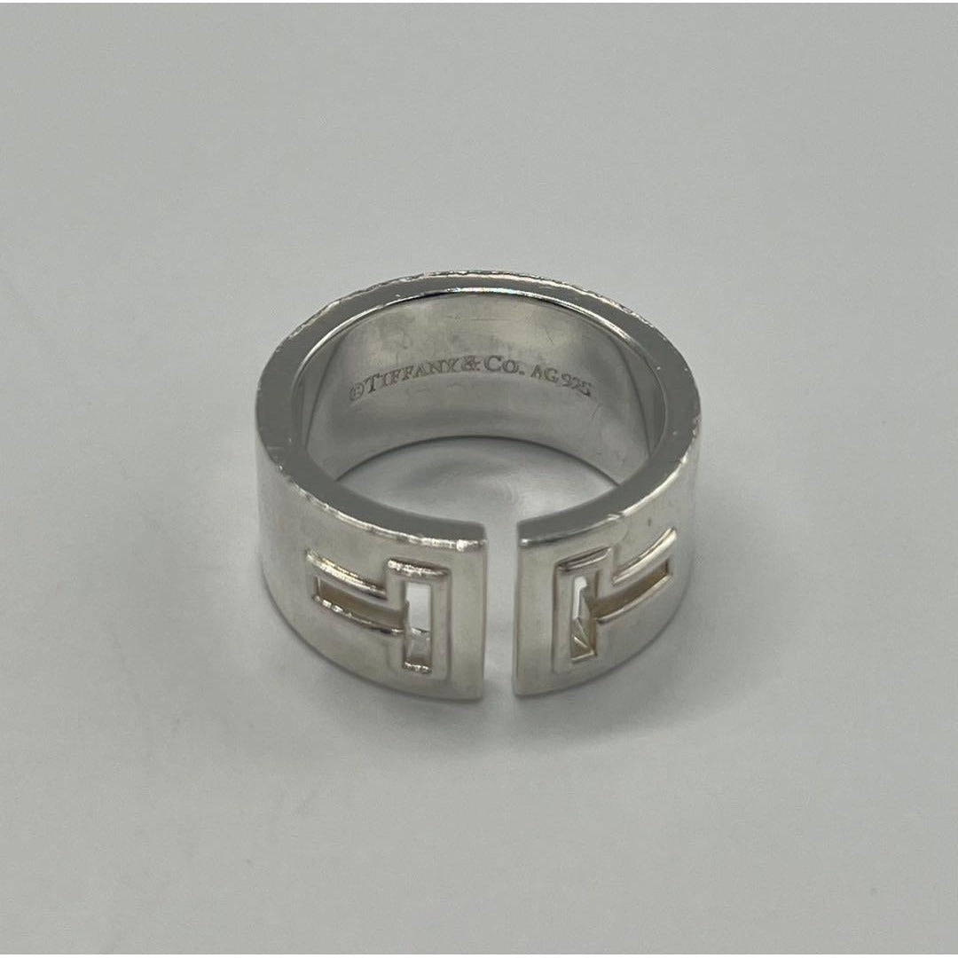 Tiffany & Co T Cutout Ring 16.5 AG 925 — view 8