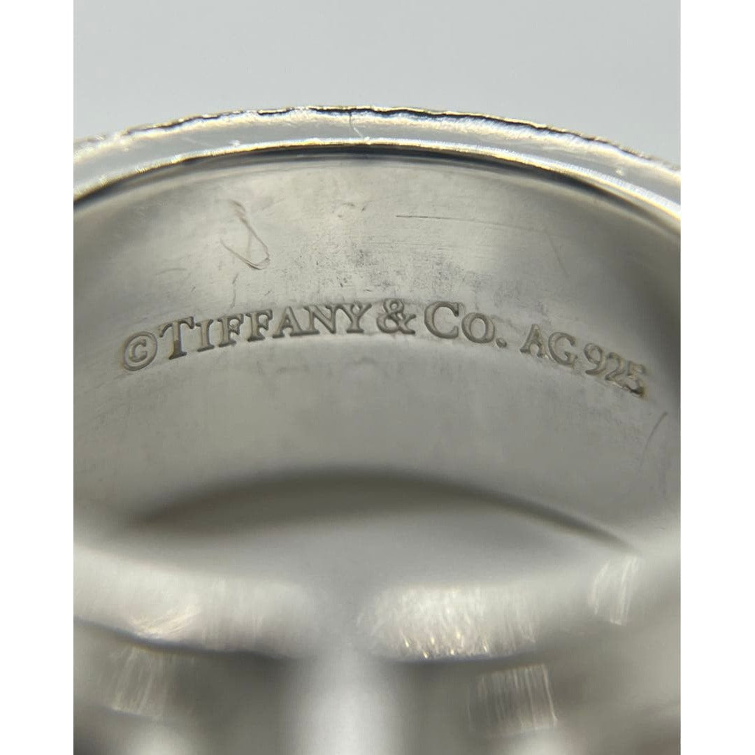 Tiffany & Co T Cutout Ring 16.5 AG 925 — view 9