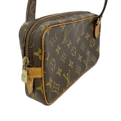Louis Vuitton Shoulder Bag Monogram Pochette Ma Roulis Bandouliere Brown — view 2