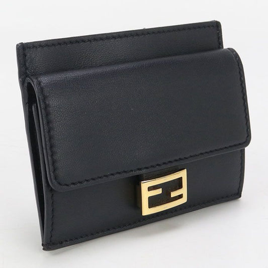 Fendi Baguette 8m0423 Card Case Nappa Leather Women