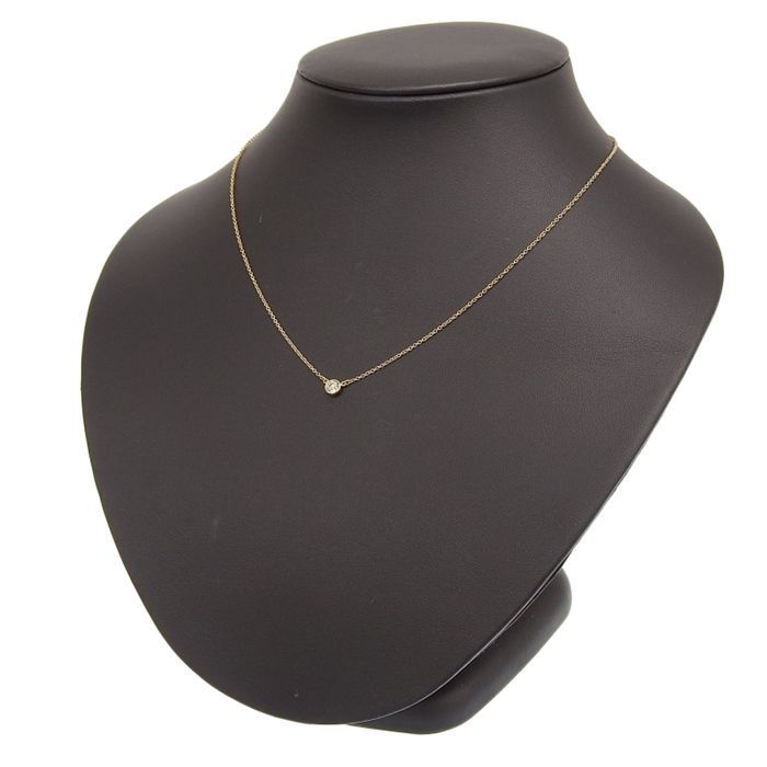 Tiffany & Co Tiffany & Co By-the-yard Diamond Necklace 18K Yellow Gold 750