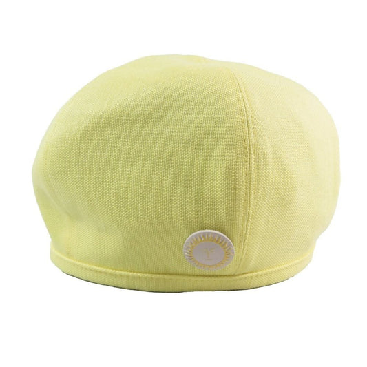 Hermes Gabrielle Beret Linen Hat Cap Yellow 57 cm Handbag