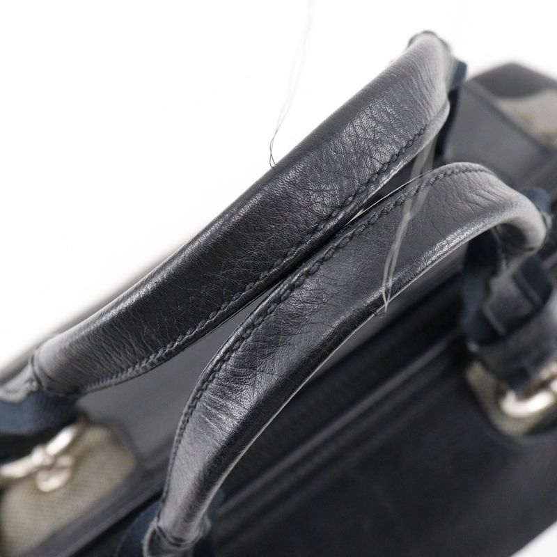 Bottega Veneta Bottega Veneta Canvas And Leather Gray/black Women's Tote Bag