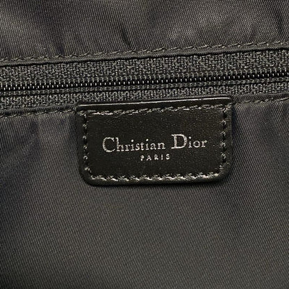 Dior/christian Dior Handbag Trotter Ivory X Dark Navy Leather