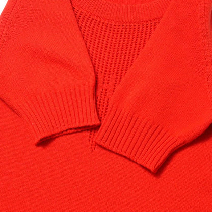 Hermes Dress Size 42 Total Cashmere H Logo Short Sleeves Knit Dress Made In