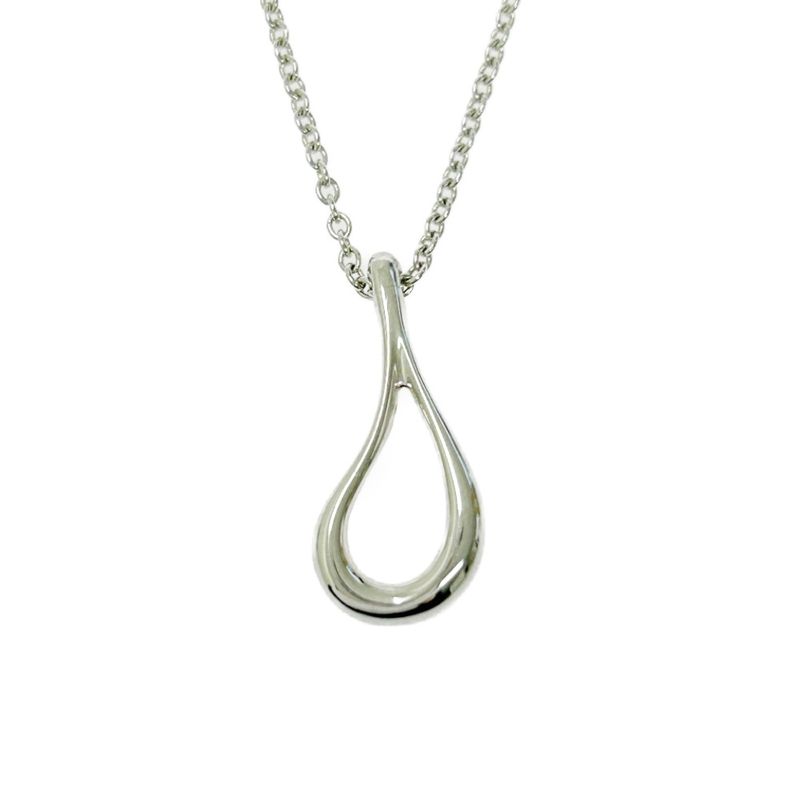 Tiffany & Co Tiffany & Co Silver Open Tia Dos Rop Necklace 2.0g 925 Engraved