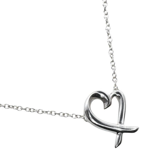Tiffany & Co Loving Heart Paloma Picasso 925 Silver Ladies 1.7g Necklace