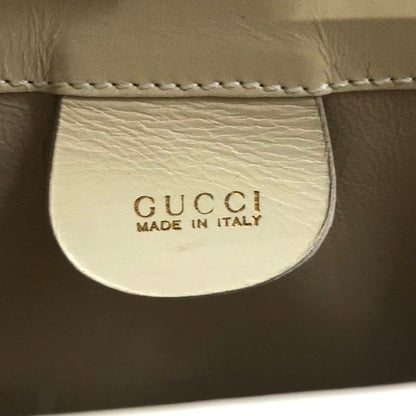 Gucci Old Leather Hand Bag Ivory