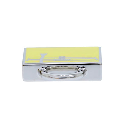 Hermes Curiosity Kelly Charm Yellow-silver- Pendant Top Accessories