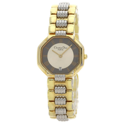 Dior Christian Octagon Watch SS Ssxgp