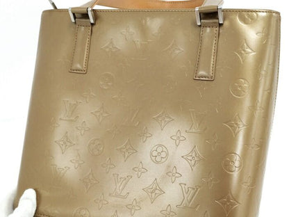 Louis Vuitton Stockton Tote Bag Monogram Matte Ambre M55117
