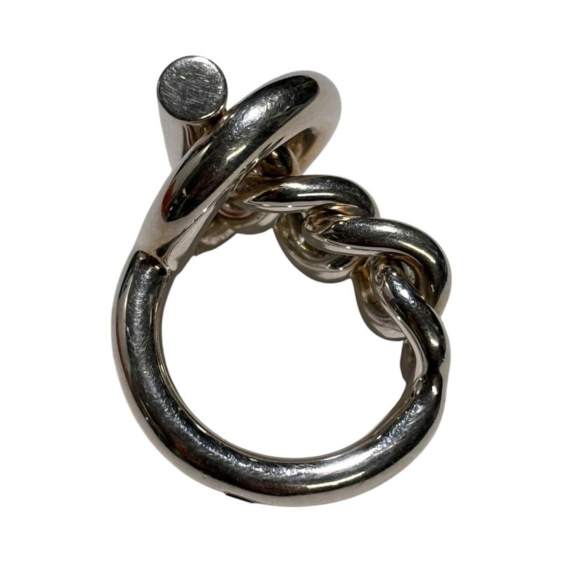 Hermes Echappe Croisette Ring GM 50 (size 10) Silver Ring Purchased in 2024
