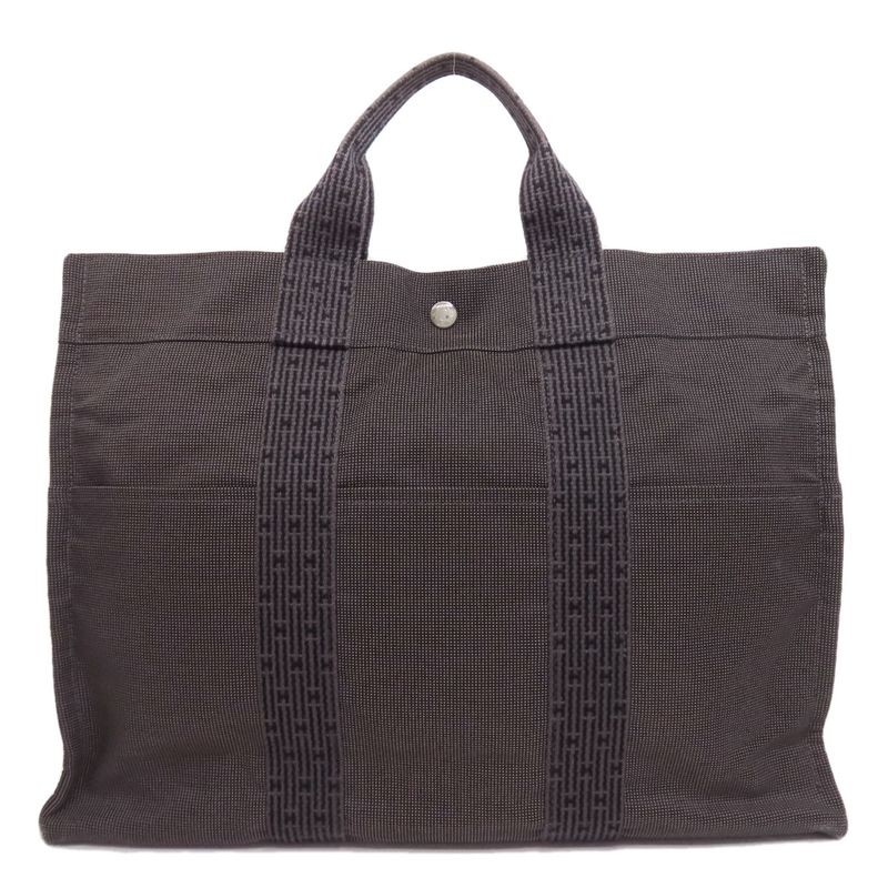 Hermes Her Line MM Tote Bag Canvas Ladies