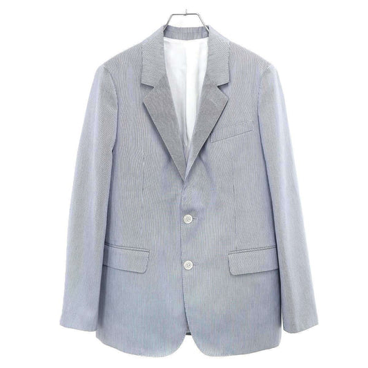Celine Jude Striped Tailored Jacket Blue 34