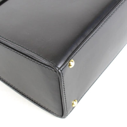 Celine Handbag Leather Black