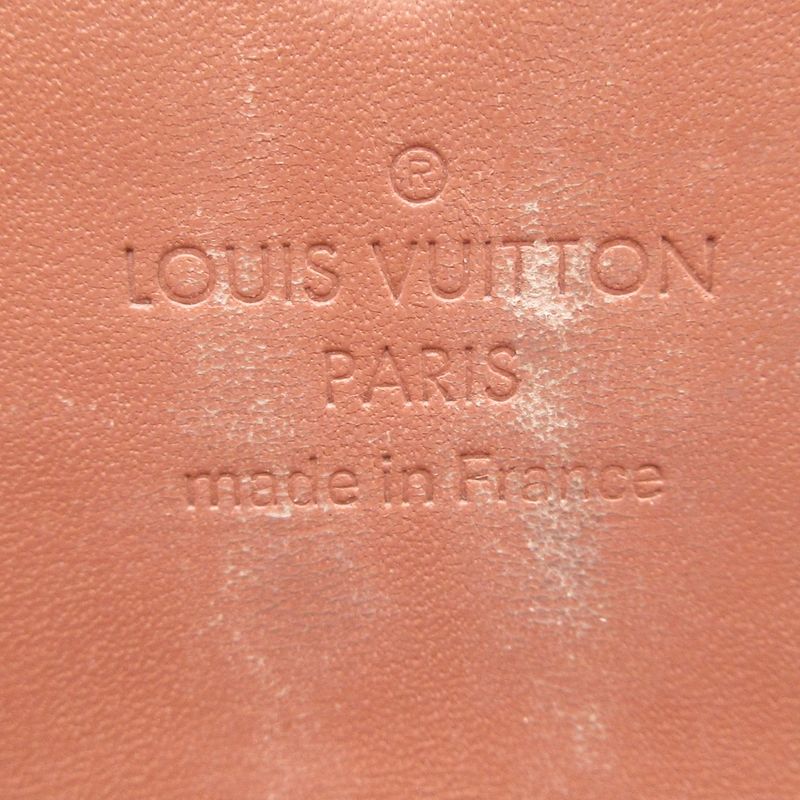Louis Vuitton Monogram Vernis Portefeuille-sarah M91767 Rose Verre Leather Long