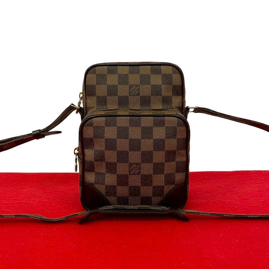 Louis Vuitton Vintage Amazon Damier Leather Mini Shoulder Bag Pochette