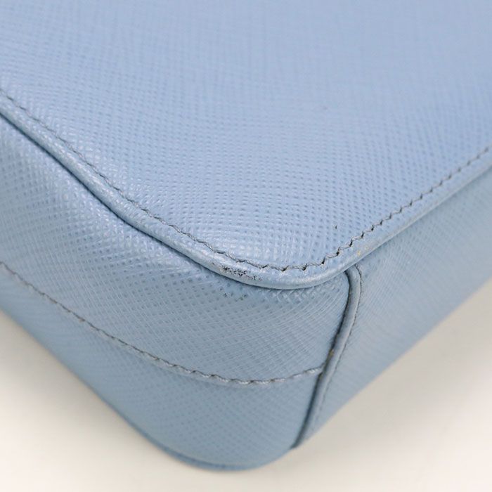 Prada Chain Saffiano Leather 1dh010 QHH F0637 Crossbody Shoulder Bag Leather