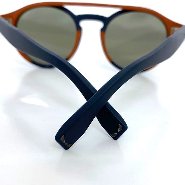 Fendi Sunglasses Gray Navy Blue FF M0017 Excellent Condition