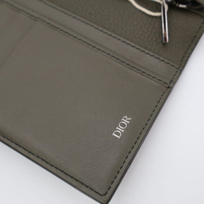 Christian DIOR Vertical Long Wallet Beige Leather 2esbc002cdi Long Wallet