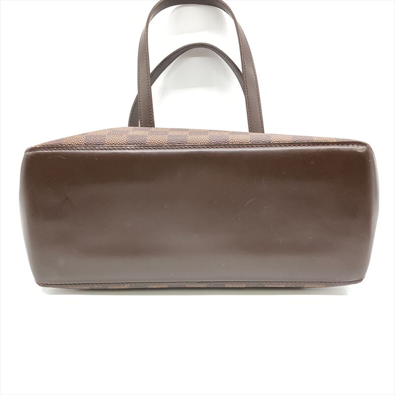 Louis Vuitton Cabas Piano Tote Bag Damier Ebène N51187 Brown Gold Hardware