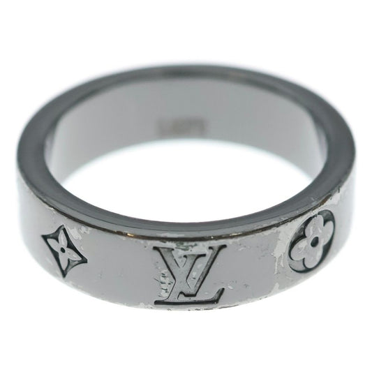Louis Vuitton LV Mosaic Thin Monogram Ring Gunmetal