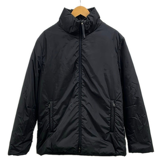Prada Sport Down Jacket 50 M Black Winter Zip Up Long Sleeve