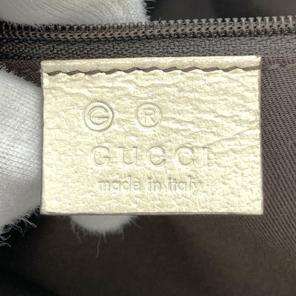 Gucci 179587 001013 GG Canvas Tote Handbag Leather Women