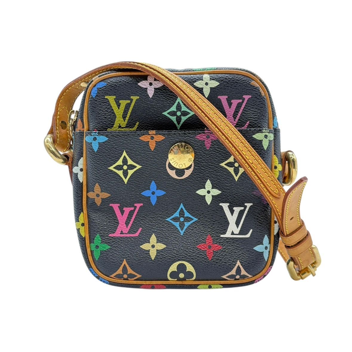 Louis Vuitton Multicolor Monogram Lift M40056 Shoulder Bag LV Noir Black