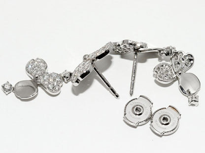 Tiffany & Co Earrings Pt950 Diamond 98P Paper Flower Earrings