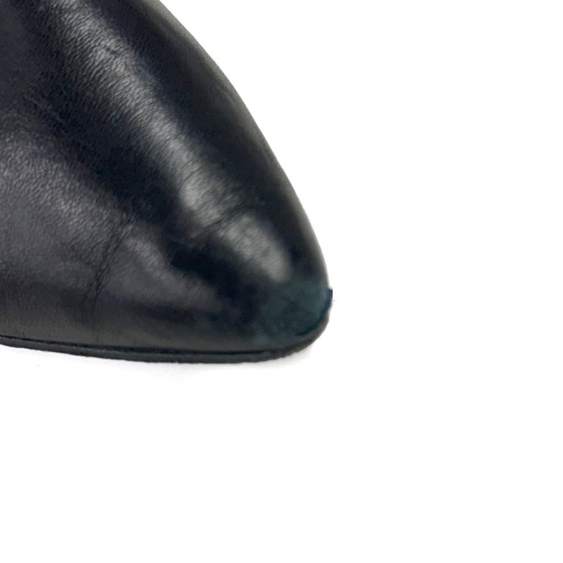 Prada Short Western Heel Boots Black 37 1 2