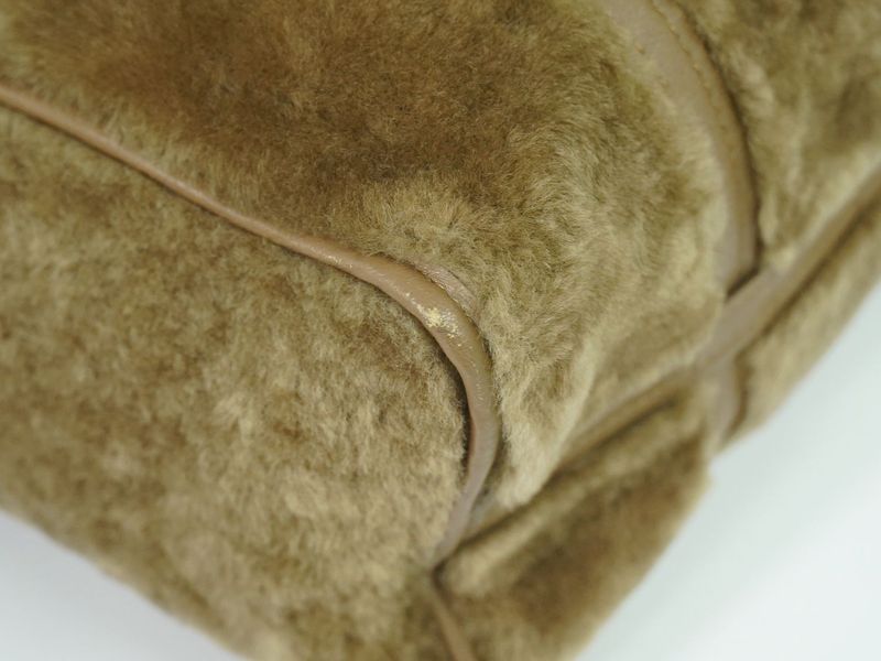 Authentic Balenciaga Bazar Shopper 2WAY Shoulder Bag Handbag Pochette Mouton