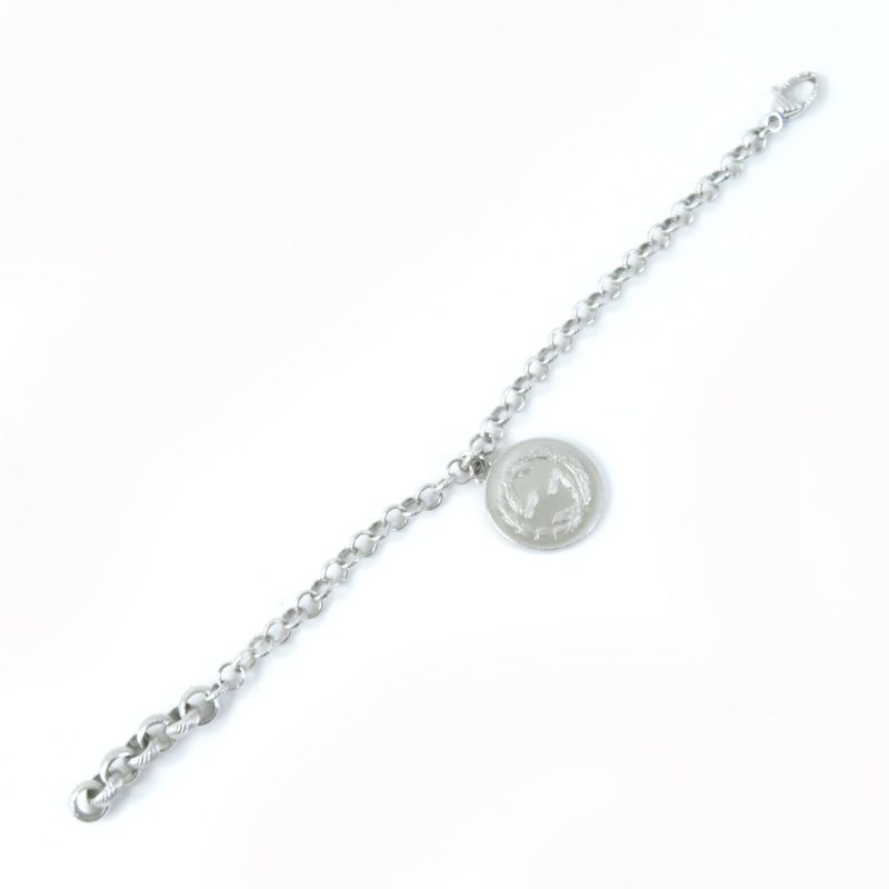 Gucci 433499 BEE Coin Interlocking G Ag925 Accessory Bracelet