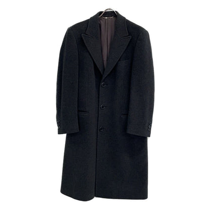 Dolce & Gabbana Gray Wool Chester Coat