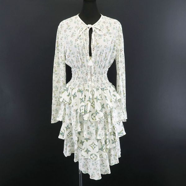 Louis Vuitton Dress Gqo Silk White