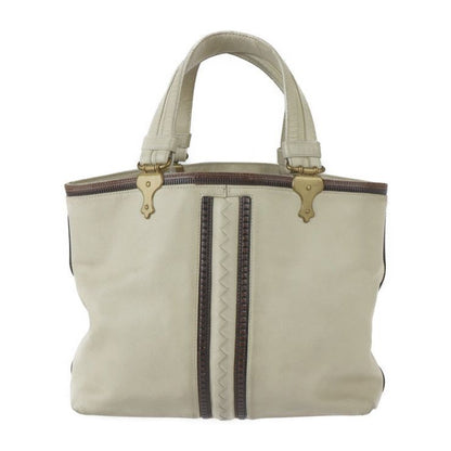 Bottega Veneta Handbag Leather Light Beige Gold Hardware
