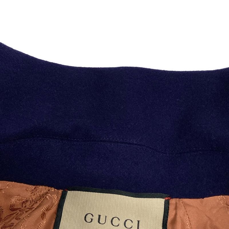 Gucci Coat Size 38 S Women - 655261 Zaal6 Dark Navy Long Sleeves/long Length/fal