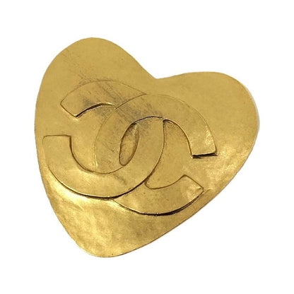 Chanel Brooch CC Gold