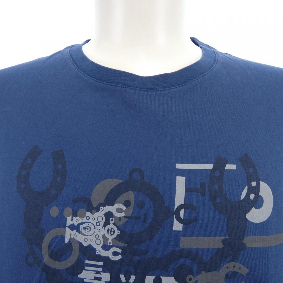 Hermes T-Shirt Navy — view 5