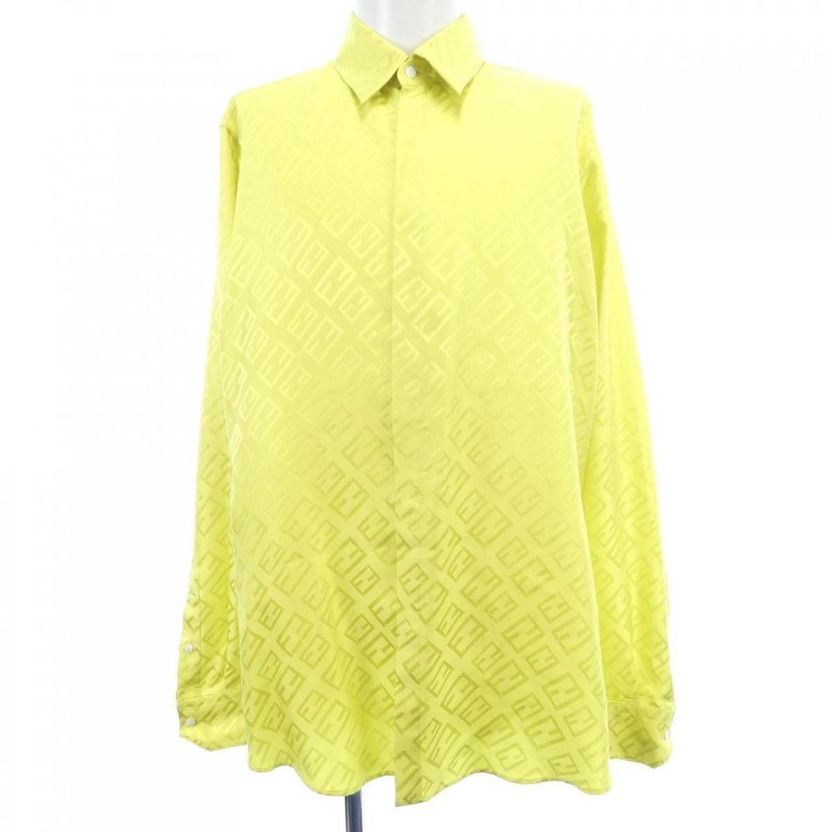 Fendi Shirt Silk Yellow