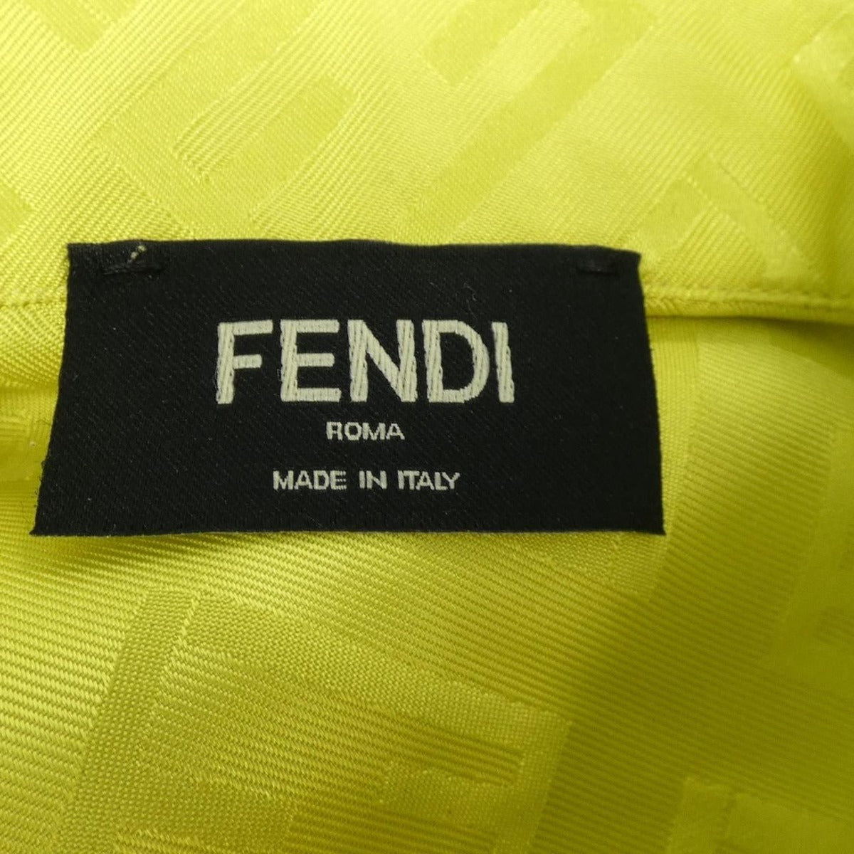 Fendi Shirt Silk Yellow — view 4